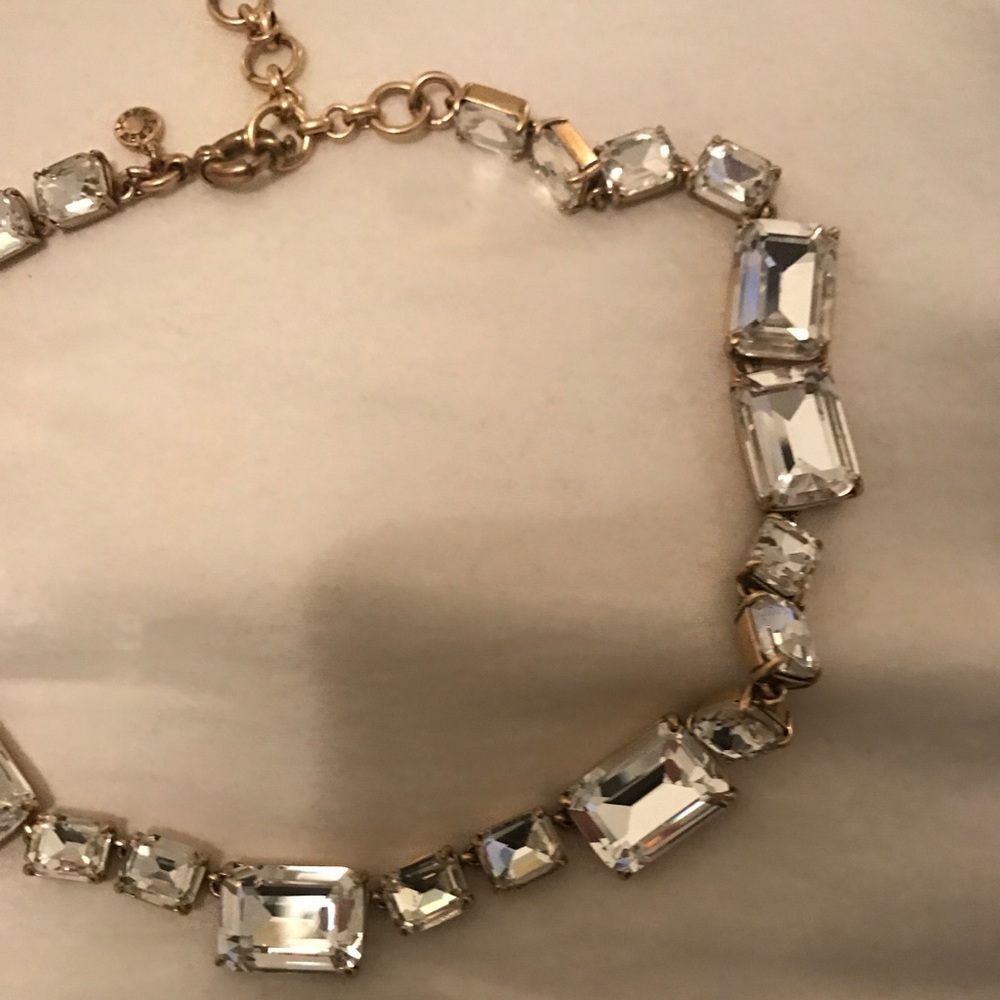 J Crew Crystal statement Necklace